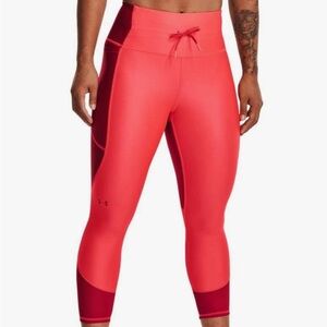 Under Armour Women's HeatGear Ankle Color Block Leggings medium MED